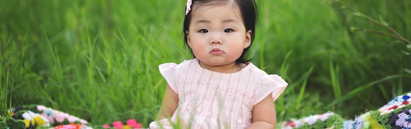 Dr. Sage's young daughter outdoors