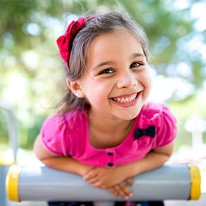 Smiling young girl