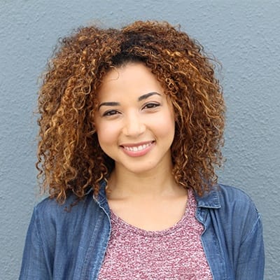 Young woman with healthy smile