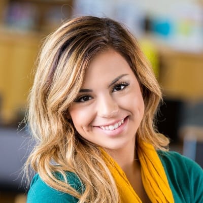 Young woman with gorgeous smile