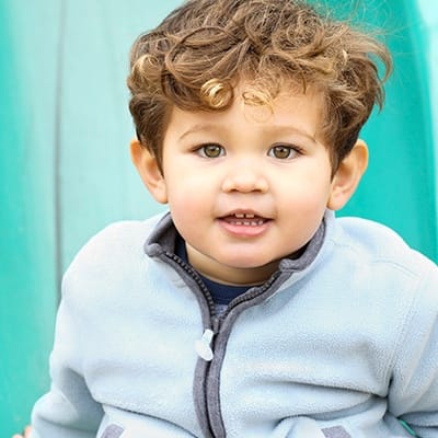 Little boy with healthy smile