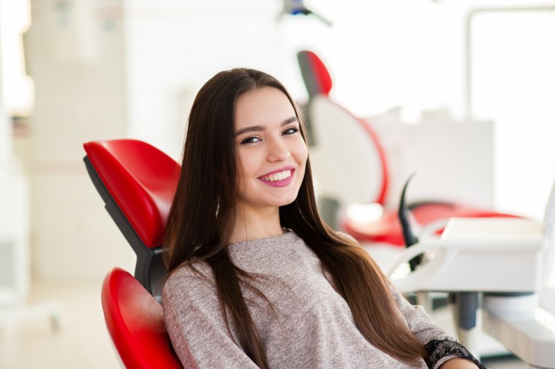 teenager seeing a pediatric dentist in McKinney